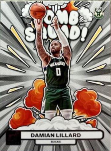 2023 Panini Donruss Bomb Squad Damian Lillard #12 card