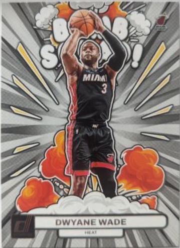 2023 Panini Donruss Bomb Squad Dwyane Wade #17 card