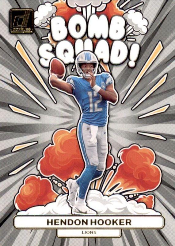 2023 Panini Donruss Bomb Squad Hendon Hooker #BS-2 card