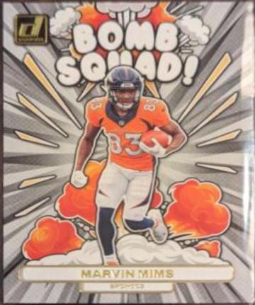 2023 Panini Donruss Bomb Squad Marvin Mims #BS-17 card