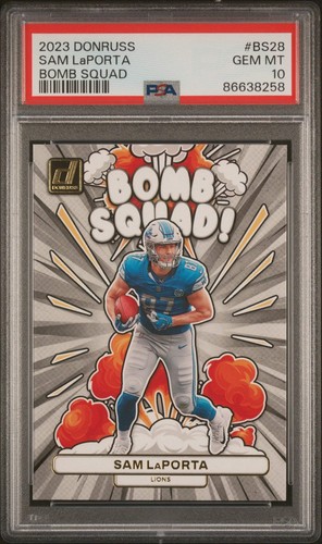 2023 Panini Donruss Bomb Squad Sam LaPorta #BS-28 card