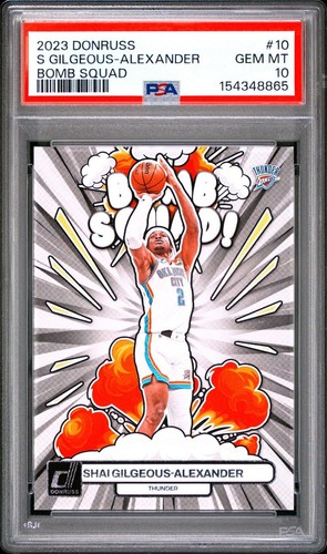2023 Panini Donruss Bomb Squad Shai Gilgeous Alexander #10 card