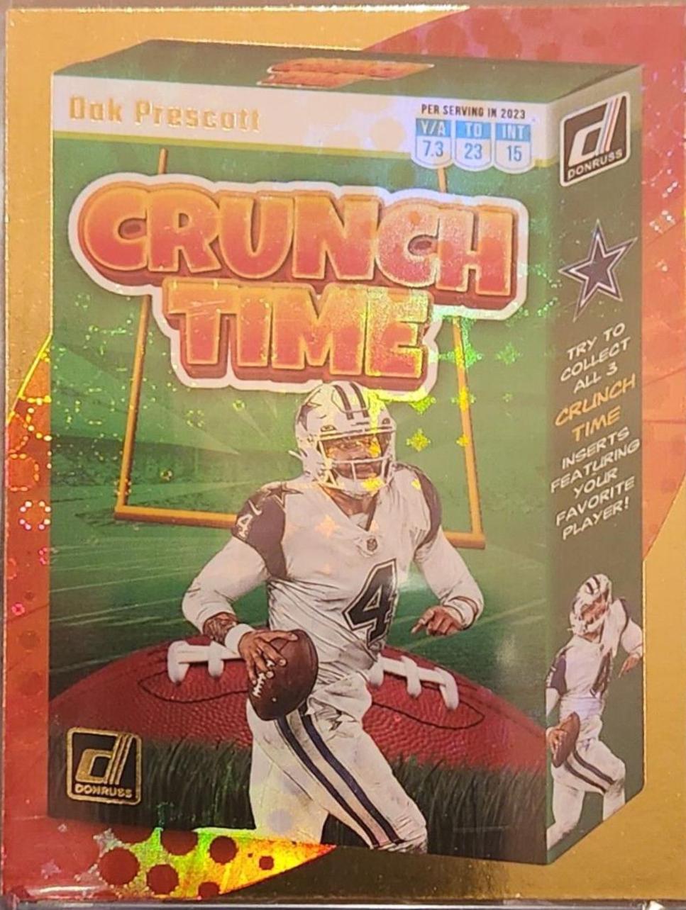 2023 Panini Donruss Crunch Time Dak Prescott #CT-8 card