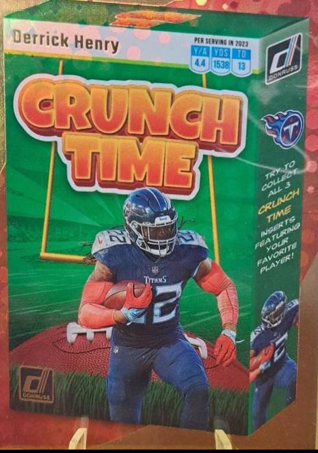 2023 Panini Donruss Crunch Time Derrick Henry #CT-10 card
