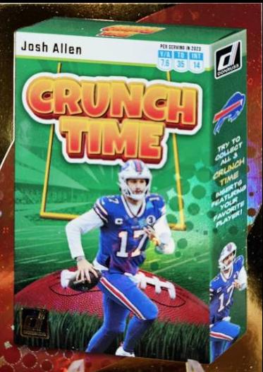 2023 Panini Donruss Crunch Time Josh Allen #CT-4 card