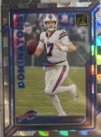 2023 Panini Donruss Dominators Josh Allen #D-4 card