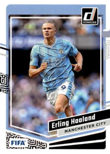 2023 Panini Donruss Erling Haaland #89 card