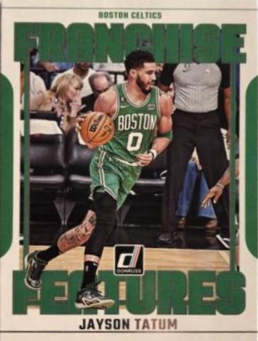2023 Panini Donruss Franchise Features Jayson Tatum #1 card