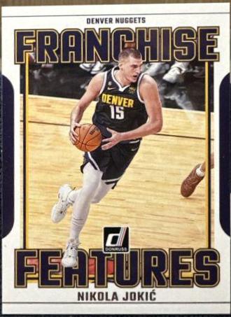 2023 Panini Donruss Franchise Features Nikola Jokic #16 card