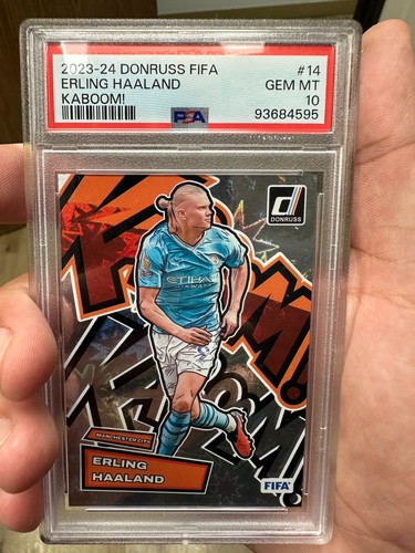 2023 Panini Donruss Kaboom Erling Haaland #14 card
