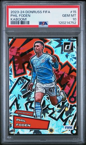 2023 Panini Donruss Kaboom Phil Foden #15 card