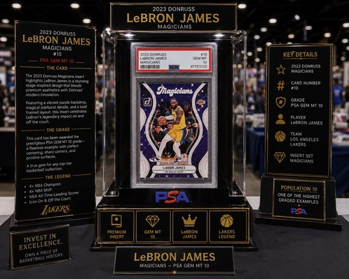2023 Panini Donruss Magicians LeBron James #10 card