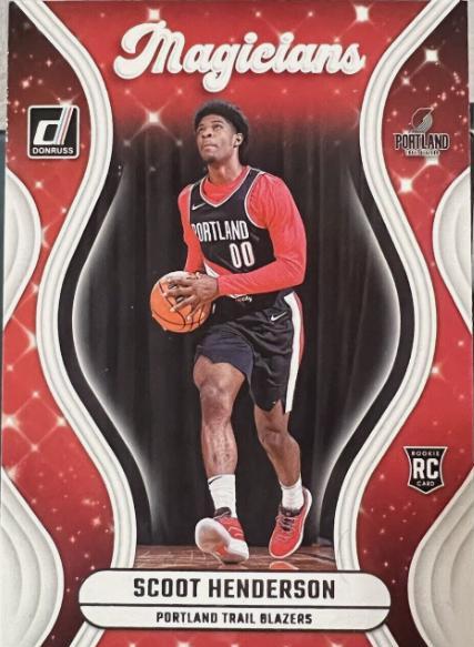2023 Panini Donruss Magicians Scoot Henderson #2 card