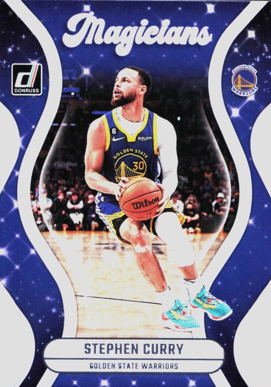 2023 Panini Donruss Magicians Stephen Curry #9 card