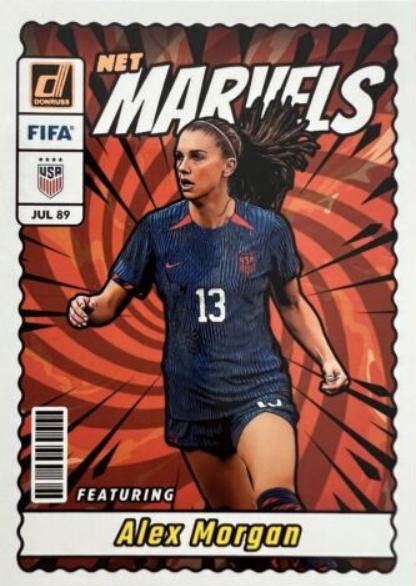 2023 Panini Donruss Net Marvels Alex Morgan #24 card