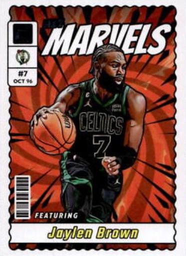2023 Panini Donruss Net Marvels Jaylen Brown #4 card