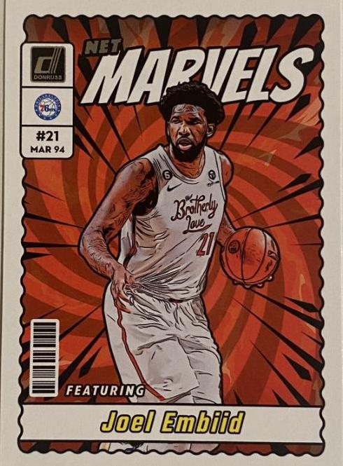 2023 Panini Donruss Net Marvels Joel Embiid #2 card