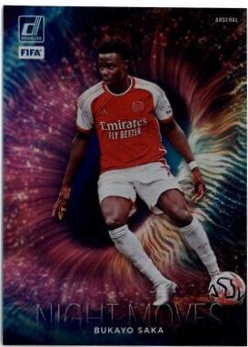 2023 Panini Donruss Night Moves Bukayo Saka #20 card