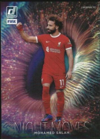 2023 Panini Donruss Night Moves Mohamed Salah #4 card