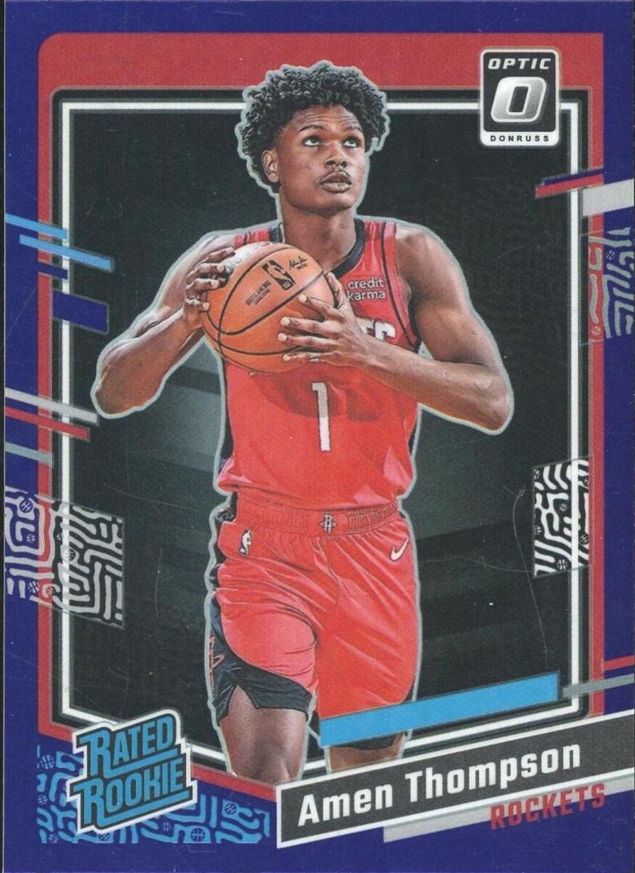 2023 Panini Donruss Optic Amen Thompson [Purple] #229 card
