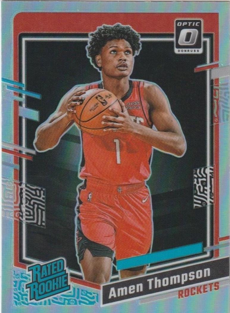 2023 Panini Donruss Optic Amen Thompson [Silver Holo] #229 card