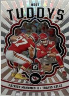 2023 Panini Donruss Optic Best Tuddys Patrick Mahomes II / Travis Kelce #BT-PM card
