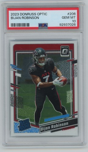 2023 Panini Donruss Optic Bijan Robinson #206 card