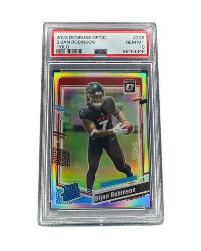 2023 Panini Donruss Optic Bijan Robinson [Holo] #206 card