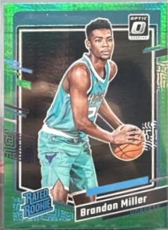 2023 Panini Donruss Optic Brandon Miller [Hyper Green] #219 card
