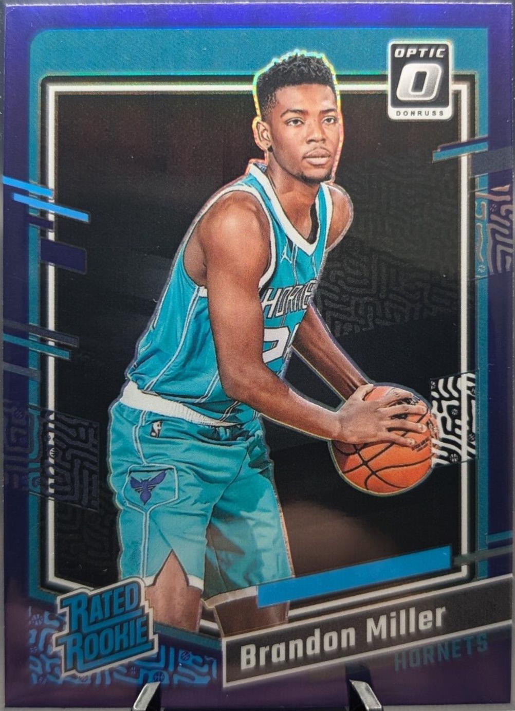 2023 Panini Donruss Optic Brandon Miller [Purple] #219 card