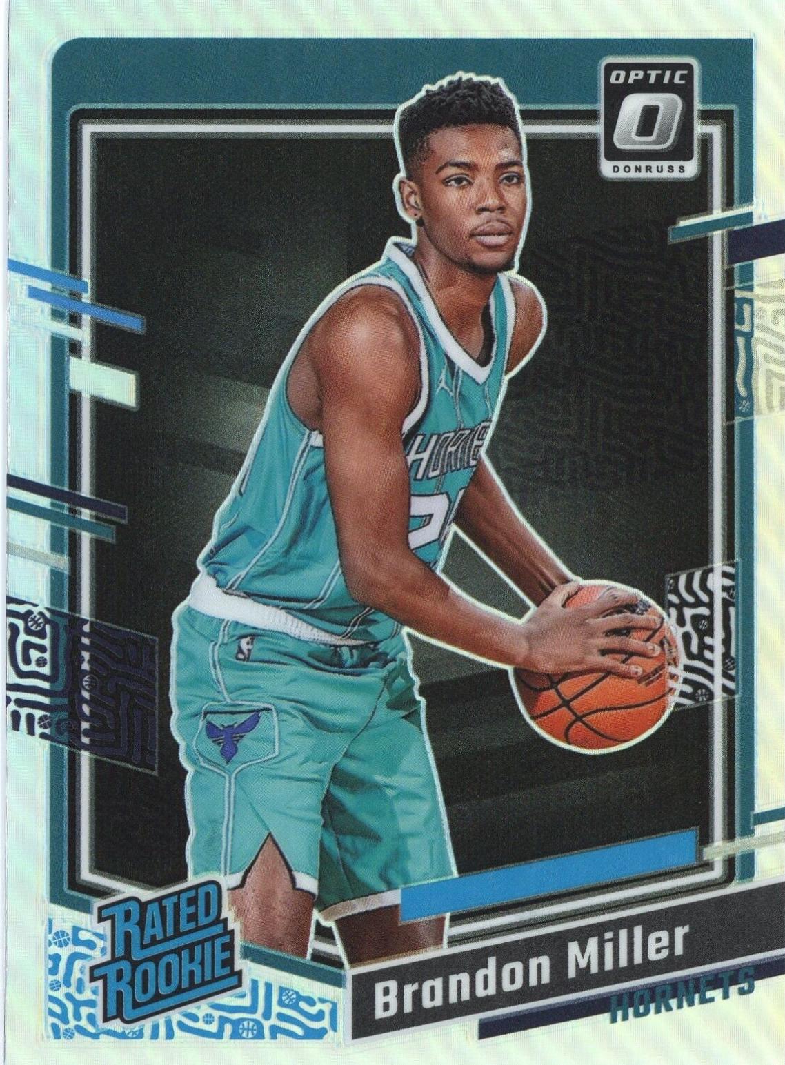 2023 Panini Donruss Optic Brandon Miller [Silver Holo] #219 card