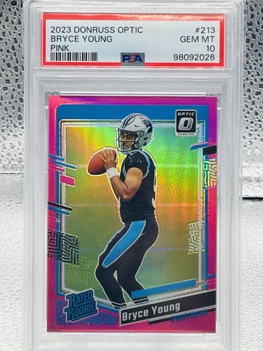 2023 Panini Donruss Optic Bryce Young [Pink] #213 card