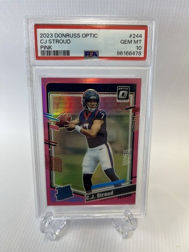 2023 Panini Donruss Optic C.J. Stroud [Pink] #244 card