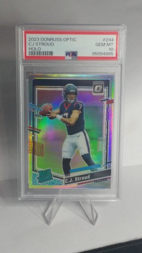 2023 Panini Donruss Optic C.J Stroud [Silver Holo] #244 card