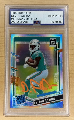 2023 Panini Donruss Optic De'Von Achane [Holo] #269 card
