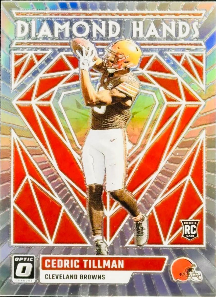 2023 Panini Donruss Optic Diamond Hands Cedric Tillman #DH-CT card