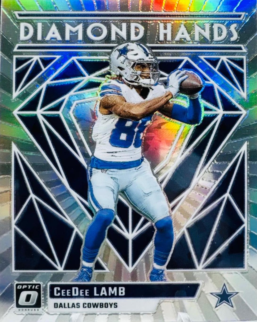 2023 Panini Donruss Optic Diamond Hands CeeDee Lamb #DH-CL card