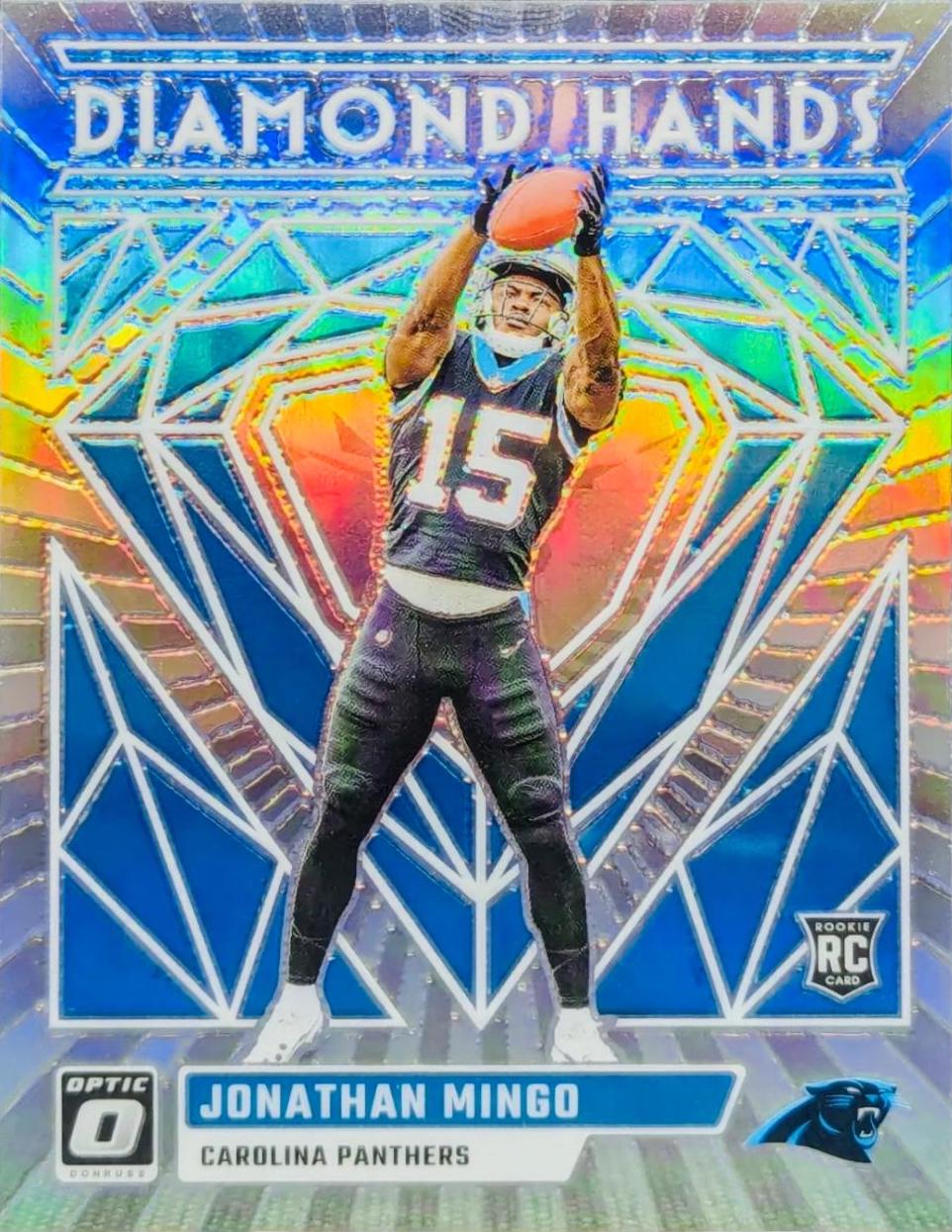 2023 Panini Donruss Optic Diamond Hands Jonathan Mingo #DH-JM card