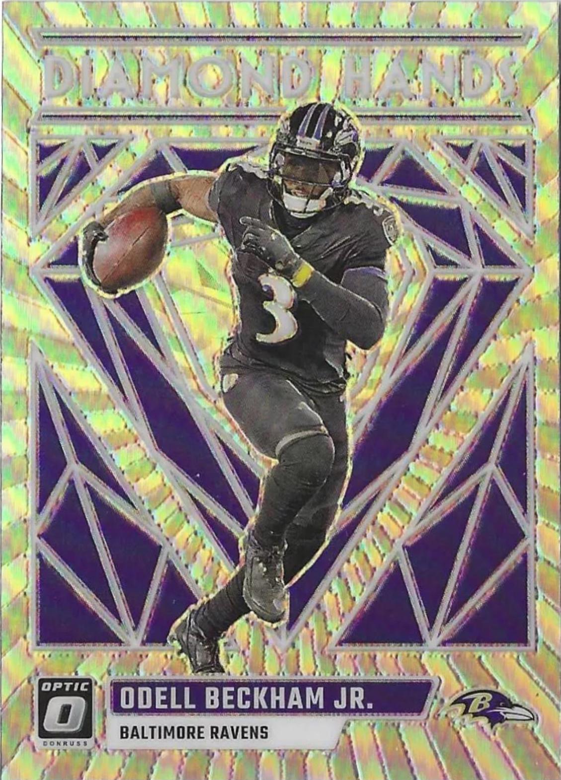 2023 Panini Donruss Optic Diamond Hands Odell Beckham Jr #DH-OBJ card