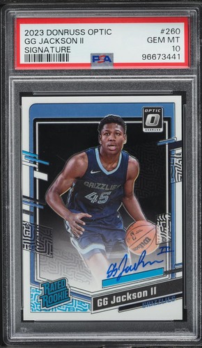2023 Panini Donruss Optic GG Jackson II [Signature] #260 card