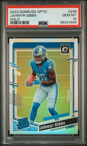2023 Panini Donruss Optic Jahmyr Gibbs [Holo] #236 card