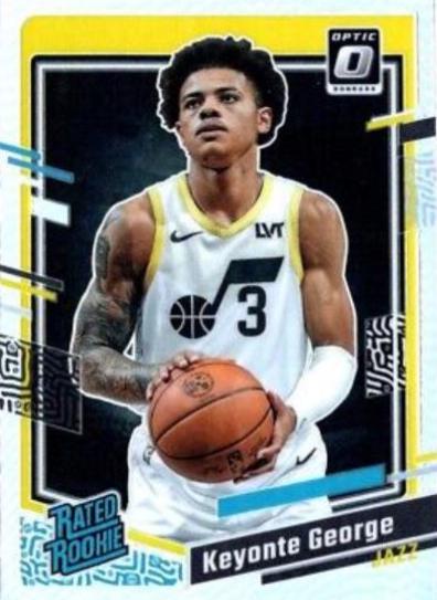 2023 Panini Donruss Optic Keyonte George [Silver Holo] #223 card