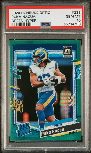2023 Panini Donruss Optic Puka Nacua [Green Hyper] #238 card