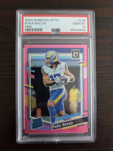 2023 Panini Donruss Optic Puka Nacua [Pink] #238 card