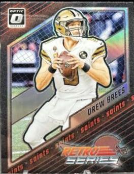 2023 Panini Donruss Optic Retro Series Drew Brees #10 card