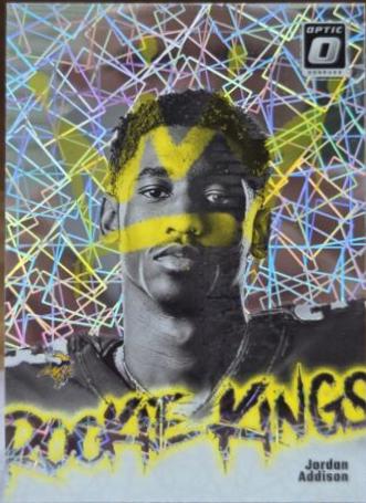 2023 Panini Donruss Optic Rookie Kings Jordan Addison #17 card