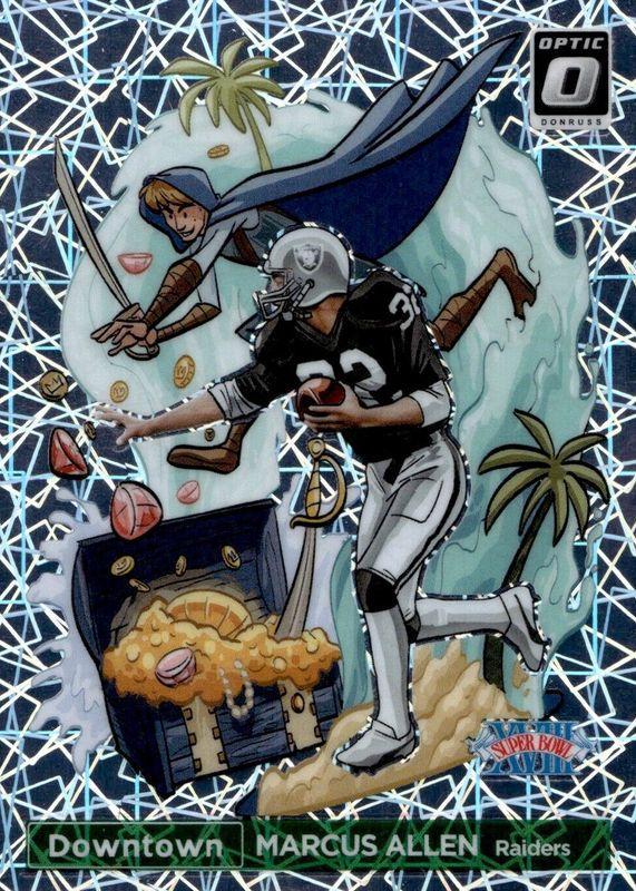 2023 Panini Donruss Optic Super Bowl Downtown Marcus Allen #2 card