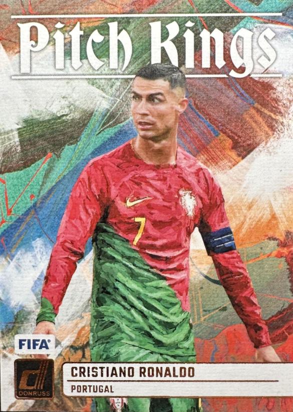 2023 Panini Donruss Pitch Kings Cristiano Ronaldo #11 card