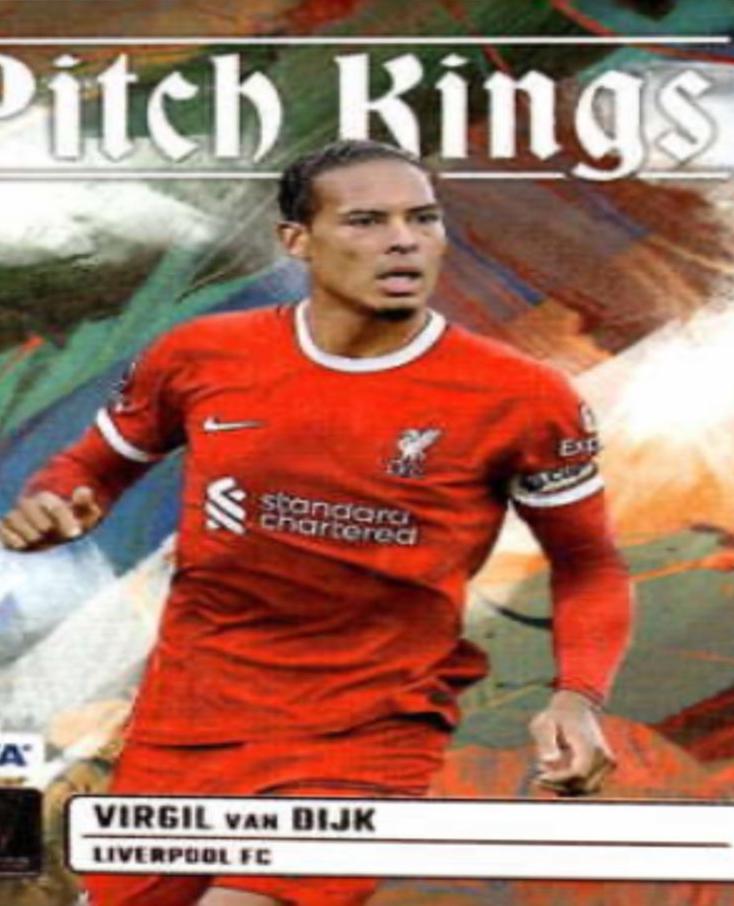 2023 Panini Donruss Pitch Kings Virgil van Dijk #10 card