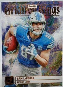 2023 Panini Donruss Rookie Gridiron Kings Sam LaPorta #RGK-12 card